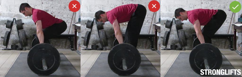 Barbell Row Hips