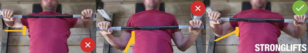 Bench Press Elbows