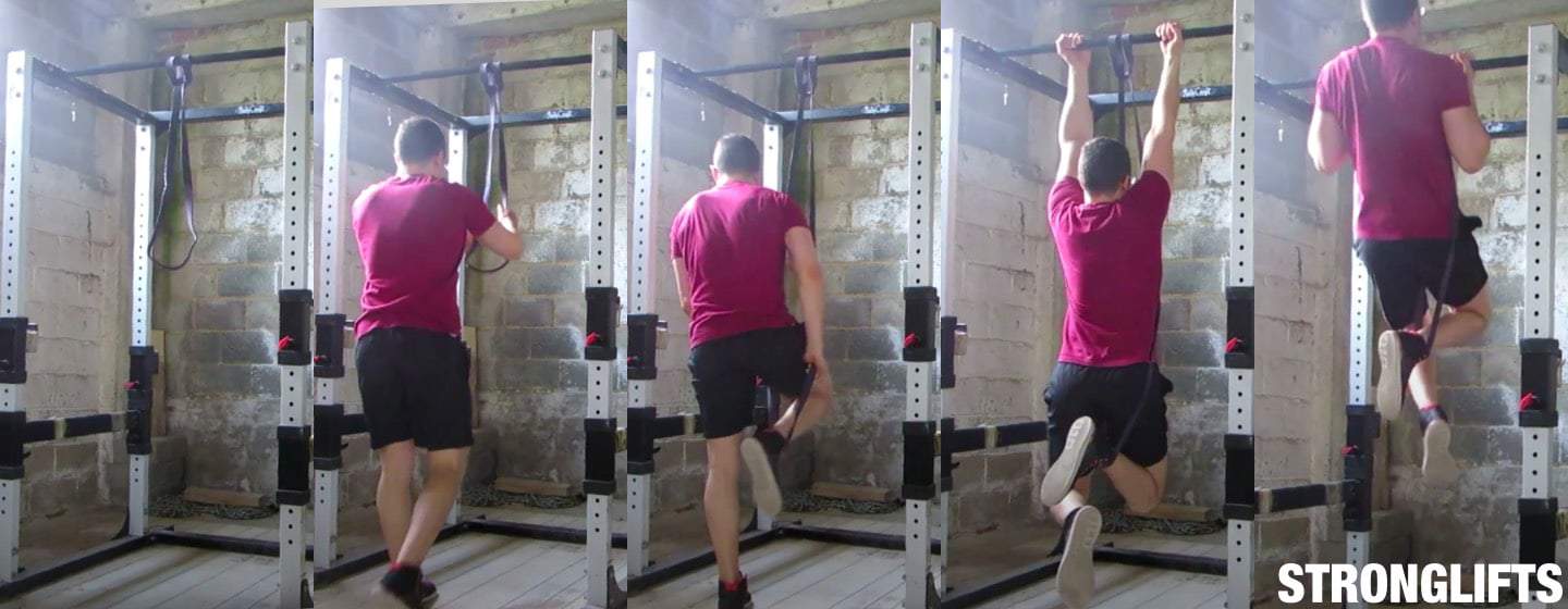 Chinups with resistance band