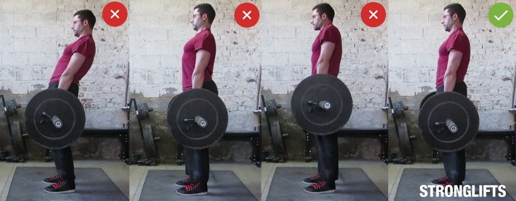 Proper Deadlift Lockout technique