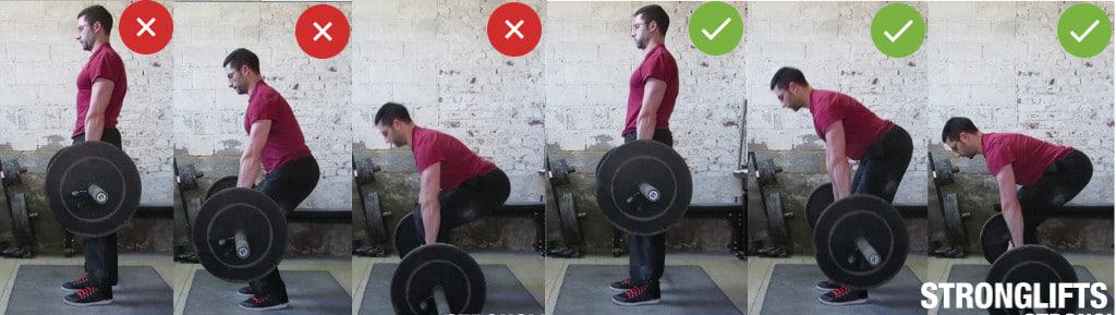 How to lower the bar on Deadlifts