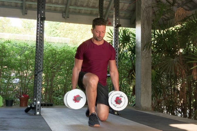 Dumbbell Lunges