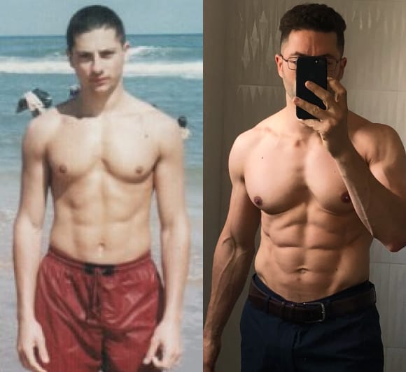 Mehdi Stronglifts Before/After