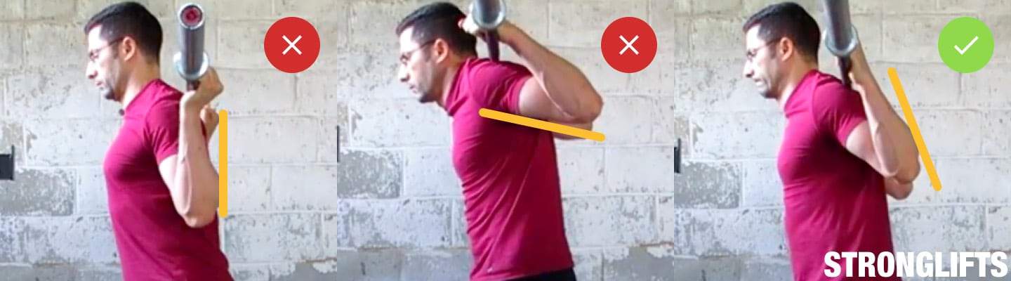 Squat Elbow Position