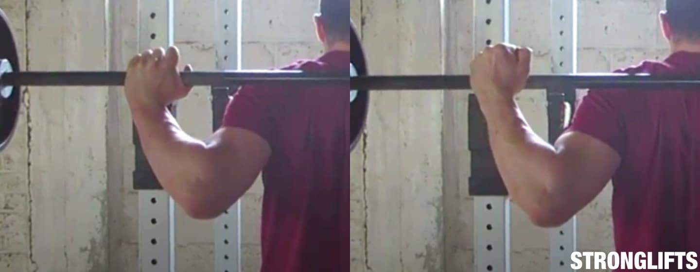 Full vs thumbless grip