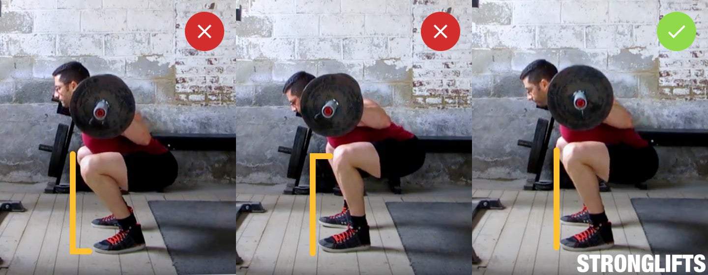 Squat Knee Position