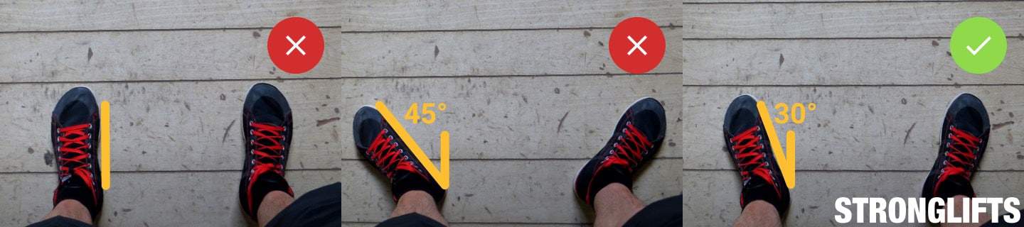 Squat Toe Angle