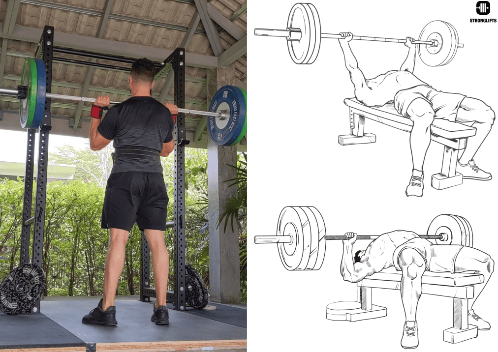 Overhead Press vs Incline Bench vs Flat bench