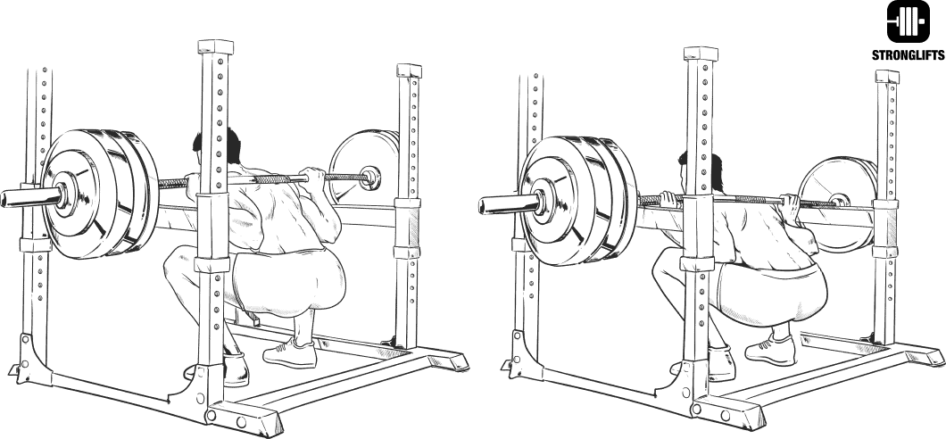 Squat in Power Rack